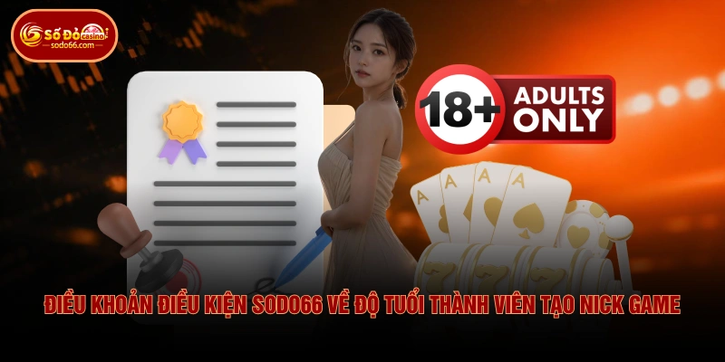 Bộ Điều Khoản Điều Kiện SODO66 Bảo Vệ Quyền Lợi Hội Viên 2 Bộ Điều Khoản Điều Kiện SODO66 Bảo Vệ Quyền Lợi Hội Viên Điều khoản điều kiện SODO66 về độ tuổi thành viên tạo nick game